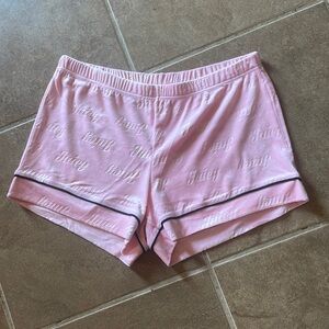 Like New Juicy Couture Velour   Pajama Shorts! Large
